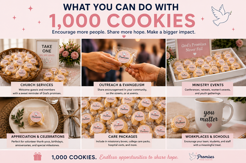 1,000 Scripture Fortune Cookies – Bulk Order